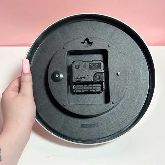 Vintage Y2K 2000s mcbling glitter snow leopard cheetah clock - Picture 3 of 3